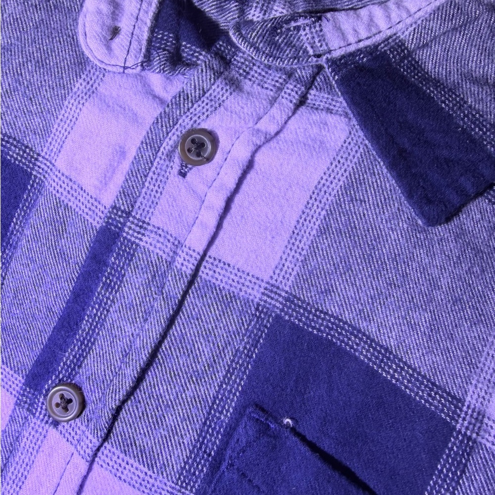 Long Sleeve Flannel Shirt - Size: XL (14) - Picture 4 of 4